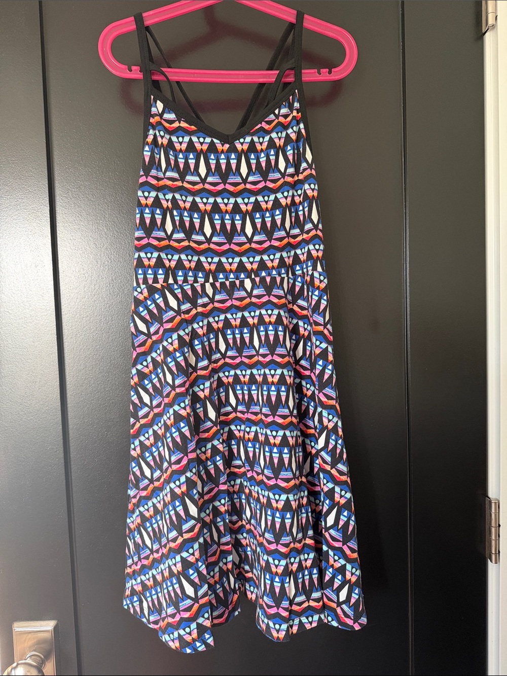 Victoria's Secret PINK Multicolor Geometric Tank Dress
